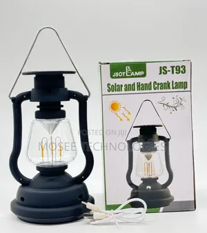 Portable Solar & Manual Charging LED Lamp