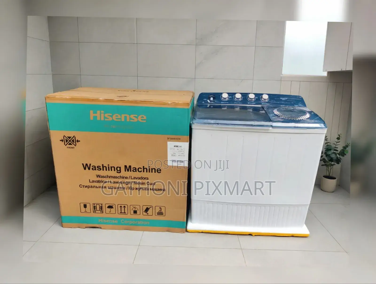 Hisense 14Kg Twin Tub Washer – Handle More Laundry at Once