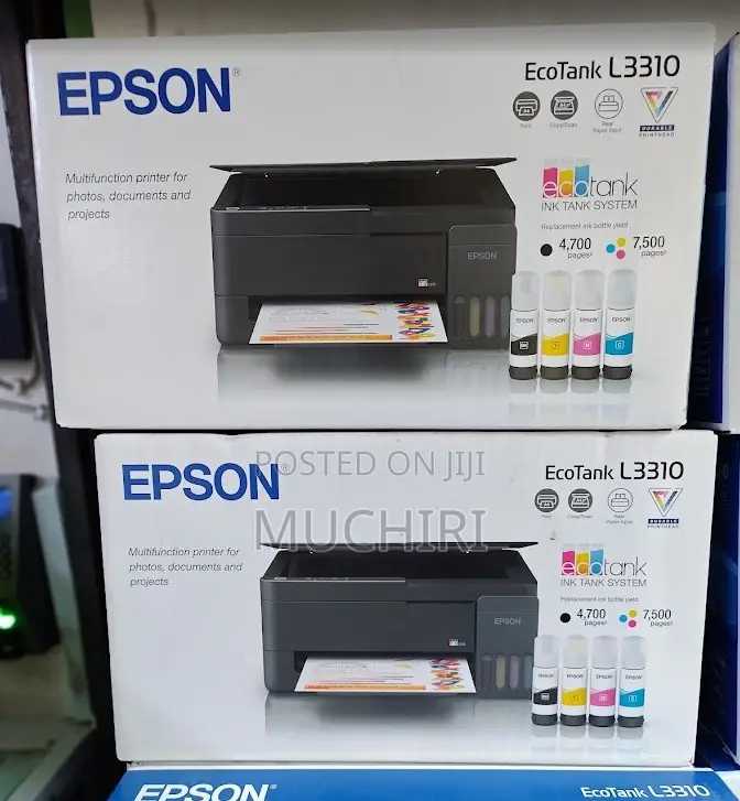 Epson EcoTank L3310 Print Scan Copy Machine