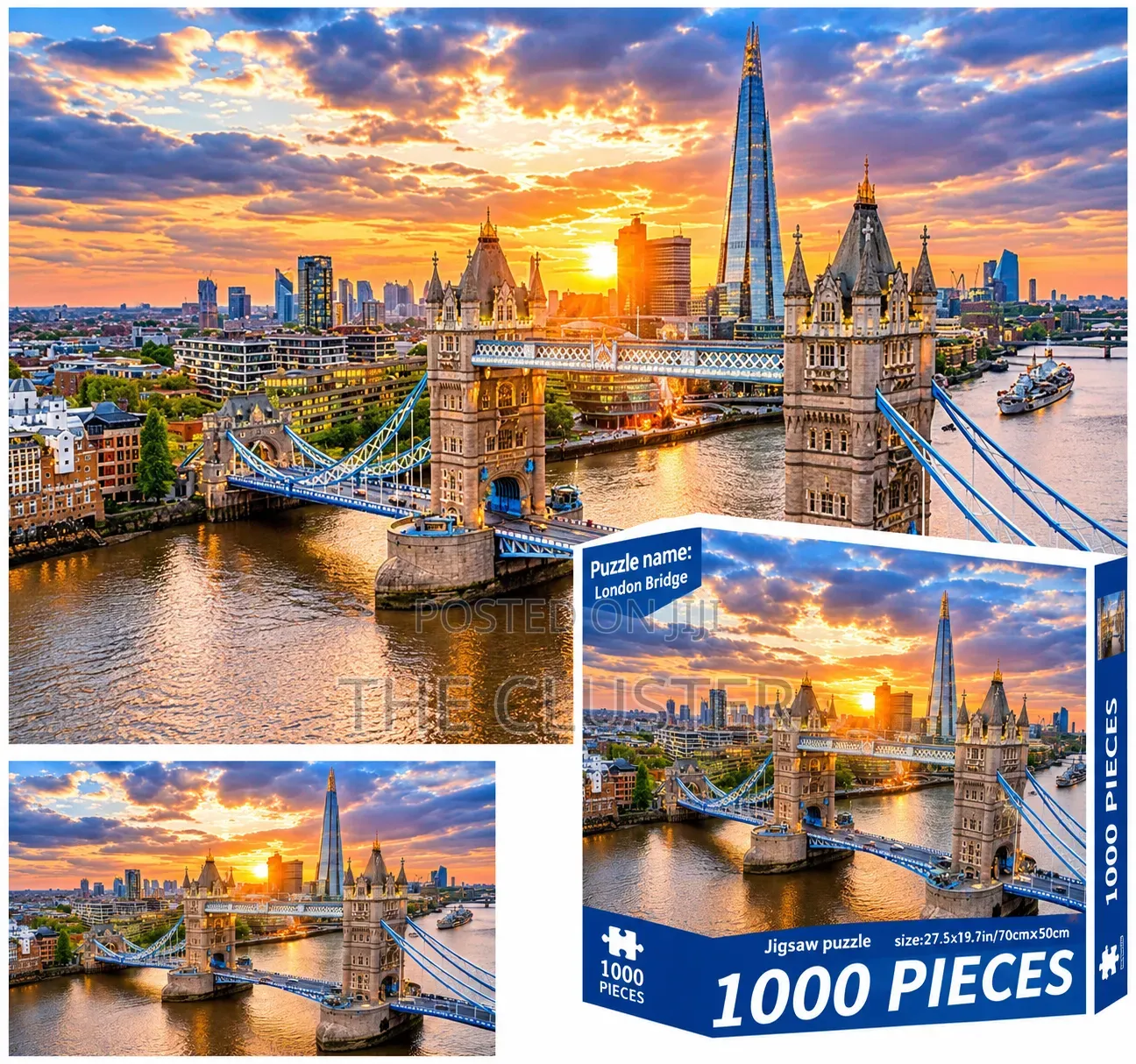 London Bridge 1000pcs Jigsaw Puzzle