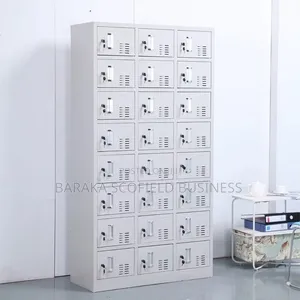 An 8-Tier, 3-Column Metal Locker