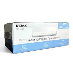 D-Link DES-1008C 8 Port Switch || D-Link DES-1008C 8 Port Switch