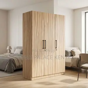 Bedroom Wardrobe; 1.9M High 3-Door Clothes Wardrobe –