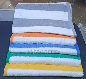 Luxury Stripped Beach Towels