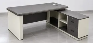 Black 1.8m Executive Office Desk – Modern Office Furniture - TH