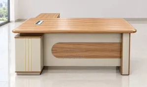 Beige Executive Office Desk – Th