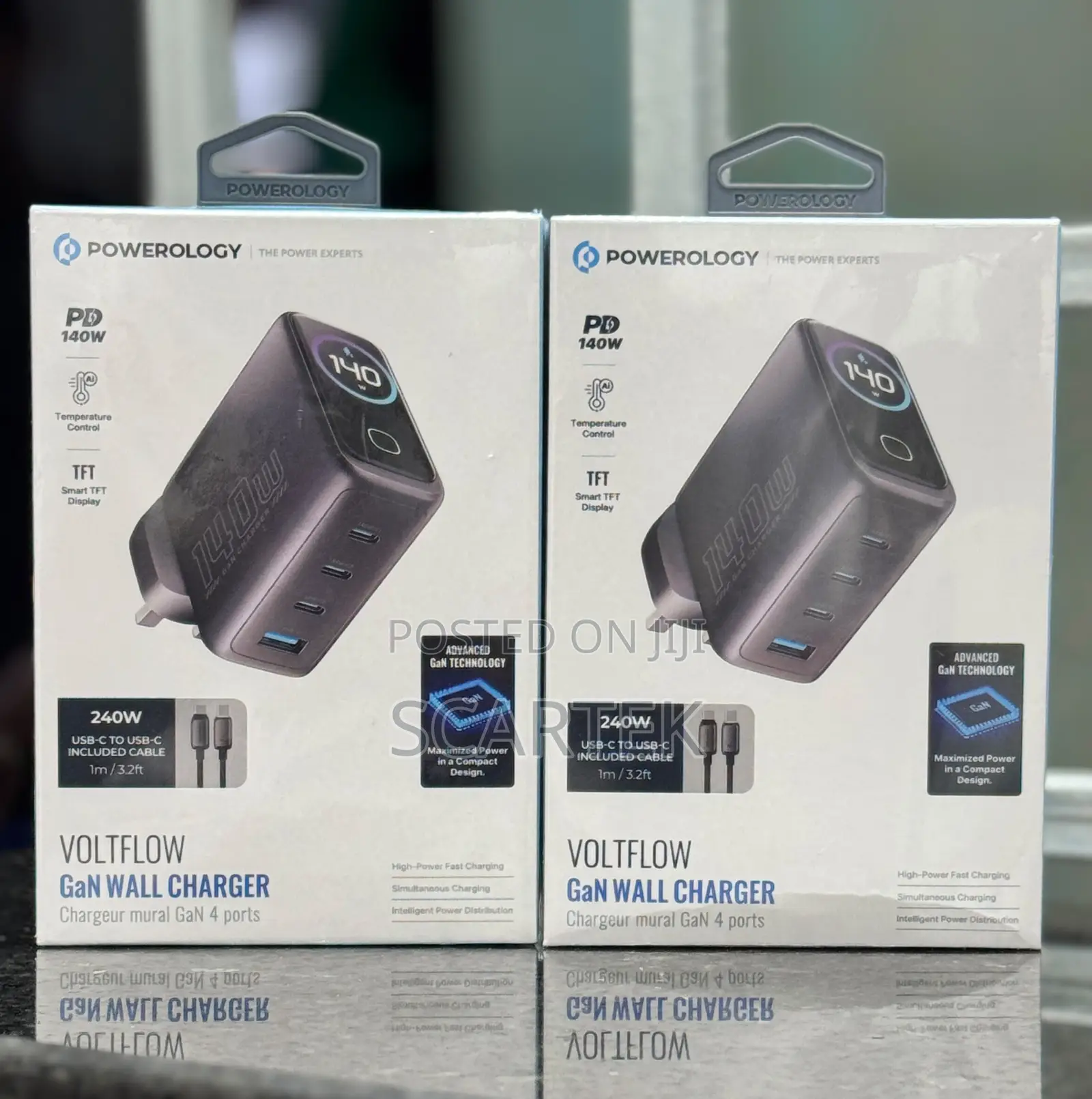 Powerology Voltflow GaN Wall Charger (PD 140W)