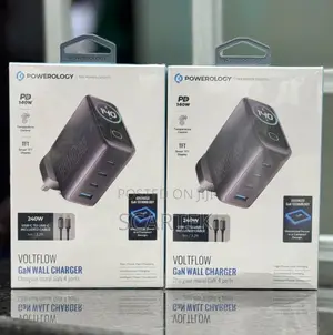 Powerology Voltflow GaN Wall Charger (PD 140W)