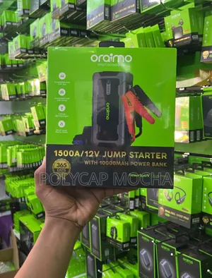 Oraimo Power Spark 1500A 12V Car Jump Starter With 10,000mAh