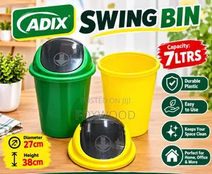 Adix Swing Bin – 7 Litres