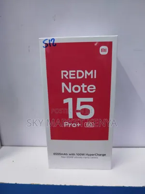 New Xiaomi Redmi Note 15 Pro+ 512 GB Black