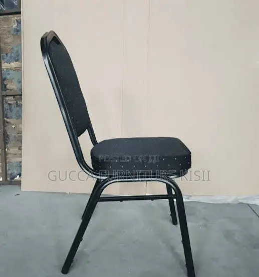 Ergonomic Stackable Black Auditorium Conference Chair