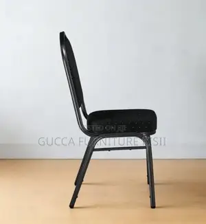 Ergonomic Stackable Black Auditorium Conference Chair
