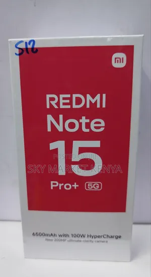 New Xiaomi Redmi Note 15 Pro+ 512 GB Black