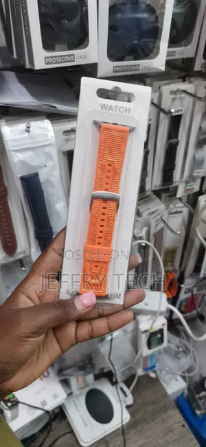 Vibrant Orange Smartwatch Replacement Band Huawei Watch Fit 3.