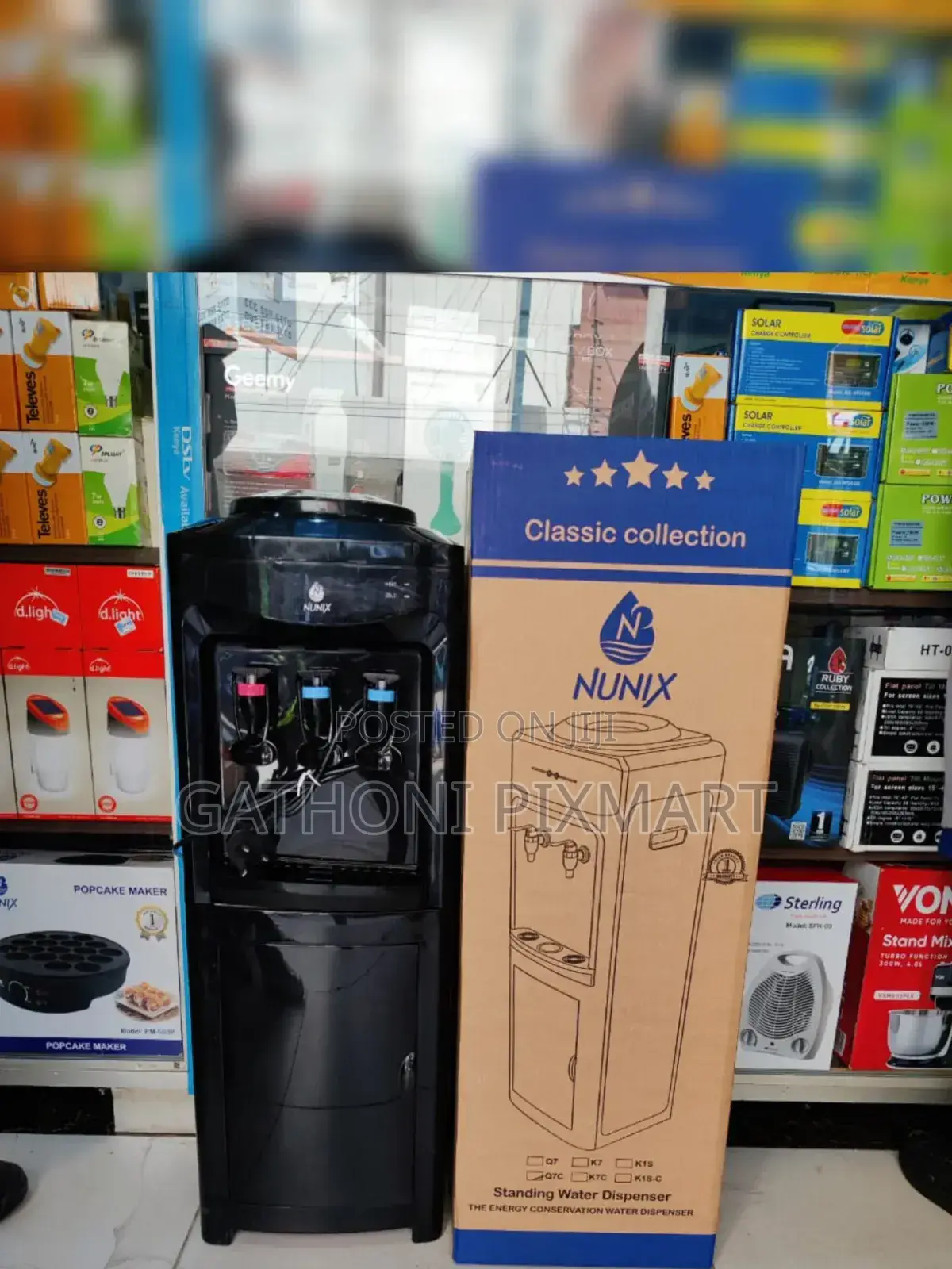 Nunix Q7C Black 3-Tap Water Dispenser – Restocked