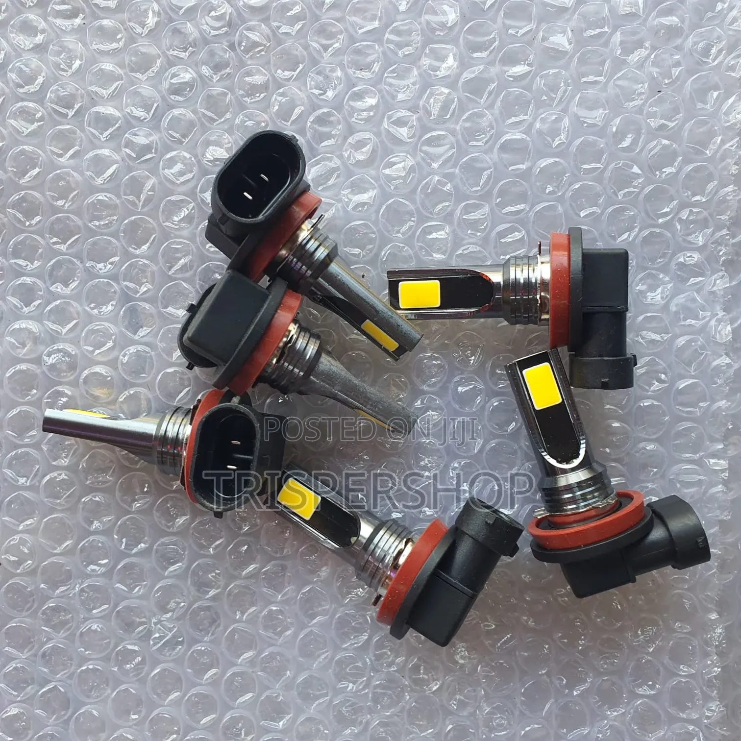 H11 Led Bulb Yellow Colour 12v Pair