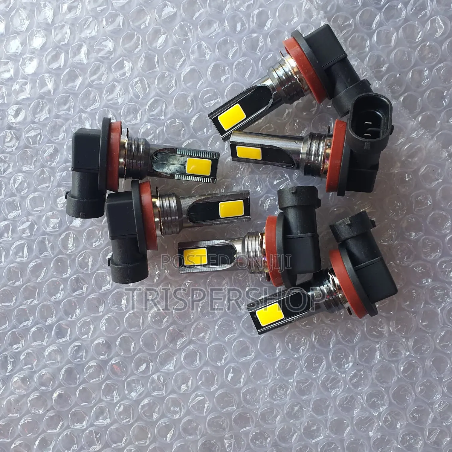 H11 Led Bulb Yellow Colour 12v Pair