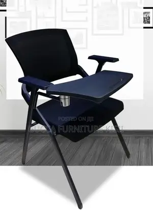Low Back Ergonomic Study Chair With Writing Pad