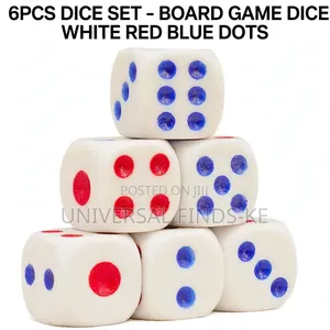 6 PCS Dice Set for Board Games, Family Games and Indoor Entertainment