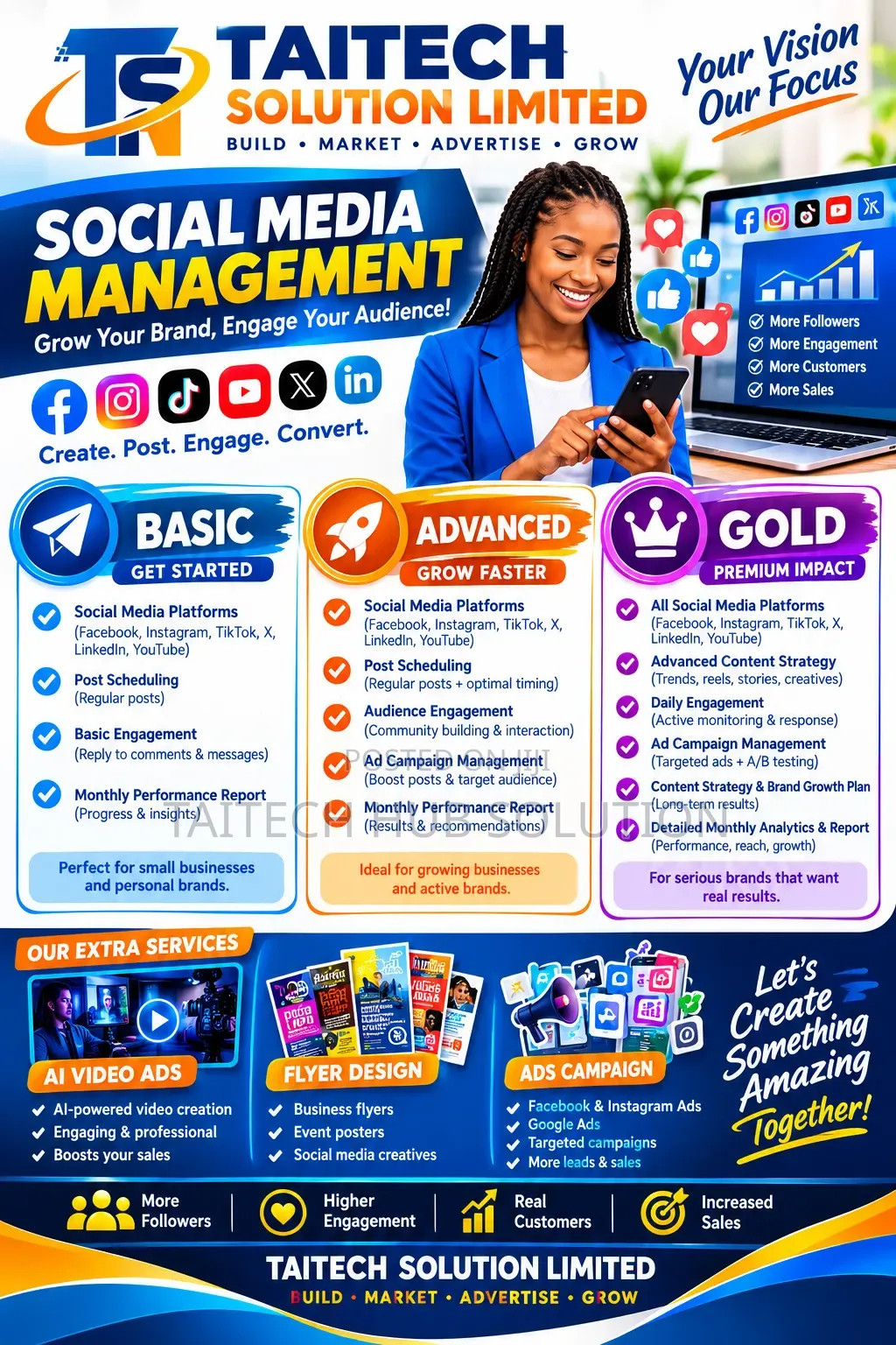 Professional Social Media Management and Videography