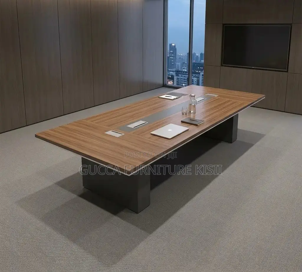 3 Meter Executive Boardroom Table With Power Supply