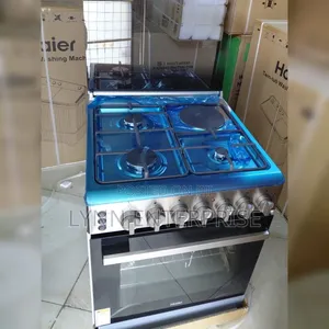 Haier 3G + 1E Standing Cooker (HRE6313CDRSS)no Gas Sensor 