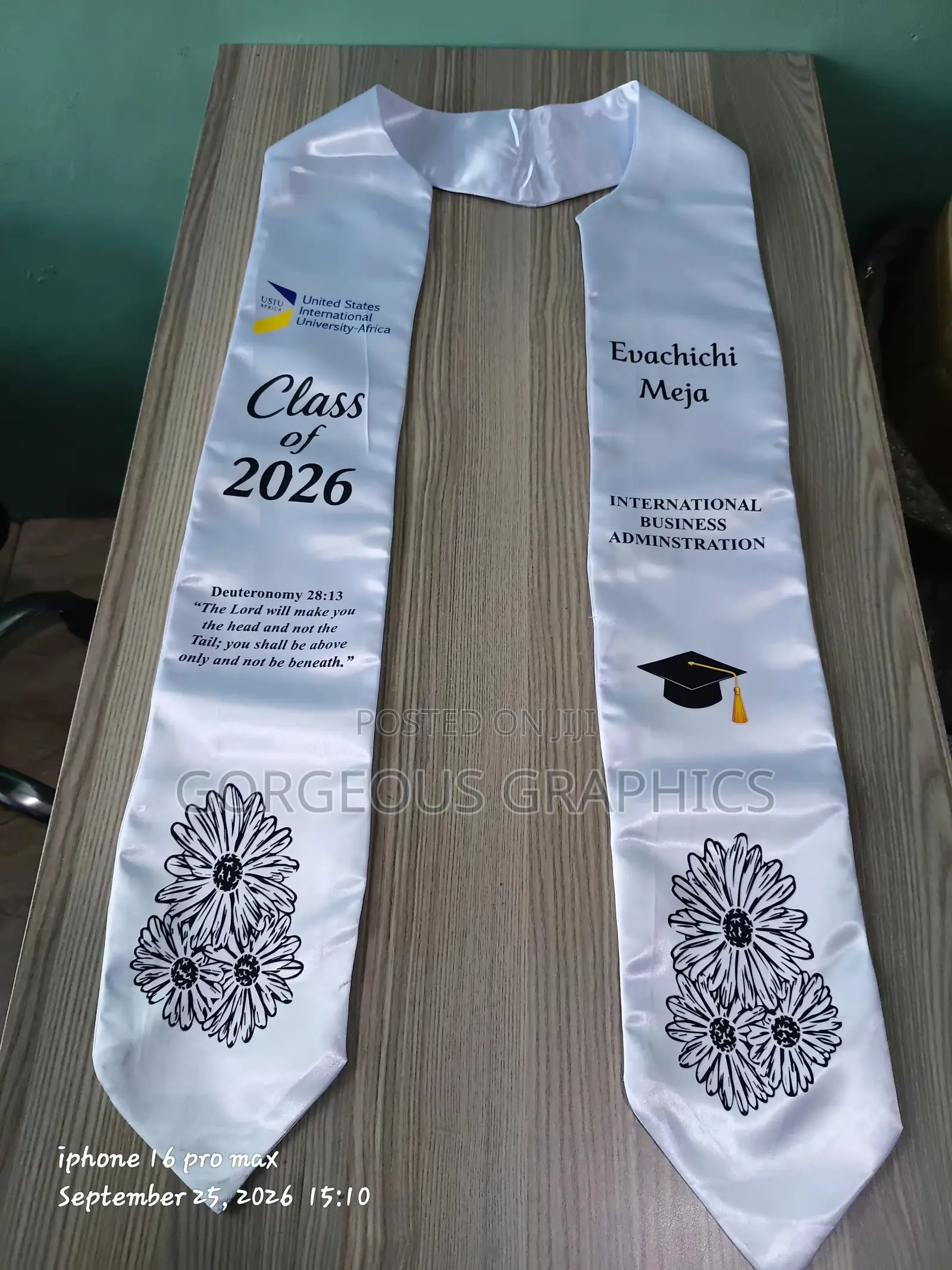 Graduation Sash