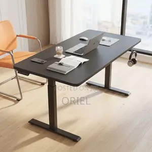 Office Desk : 140CM Electric Workstation Computer Table