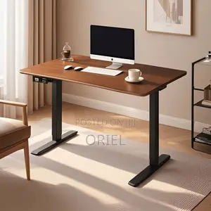 Office Desk : 140CM Electric Workstation Computer Table