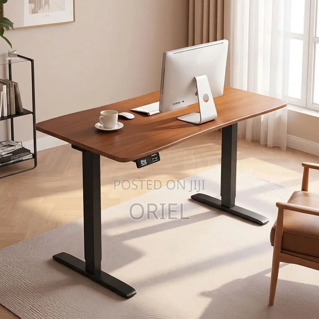 Office Desk : 140CM Electric Workstation Computer Table
