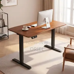 Office Desk : 140CM Electric Workstation Computer Table