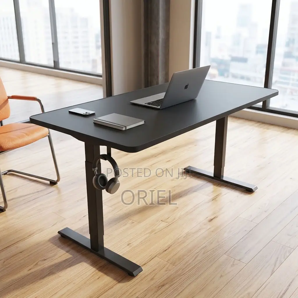 Office Desk : 140CM Electric Workstation Computer Table