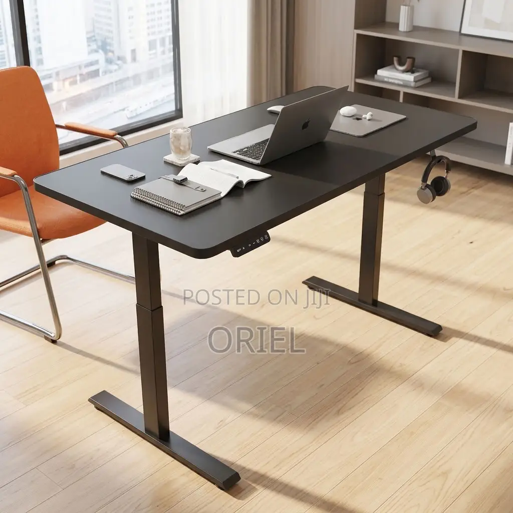 Office Desk : 140CM Electric Workstation Computer Table