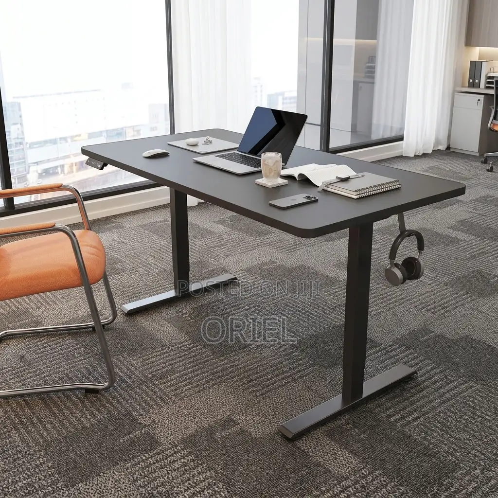 Office Desk : 140CM Electric Workstation Computer Table