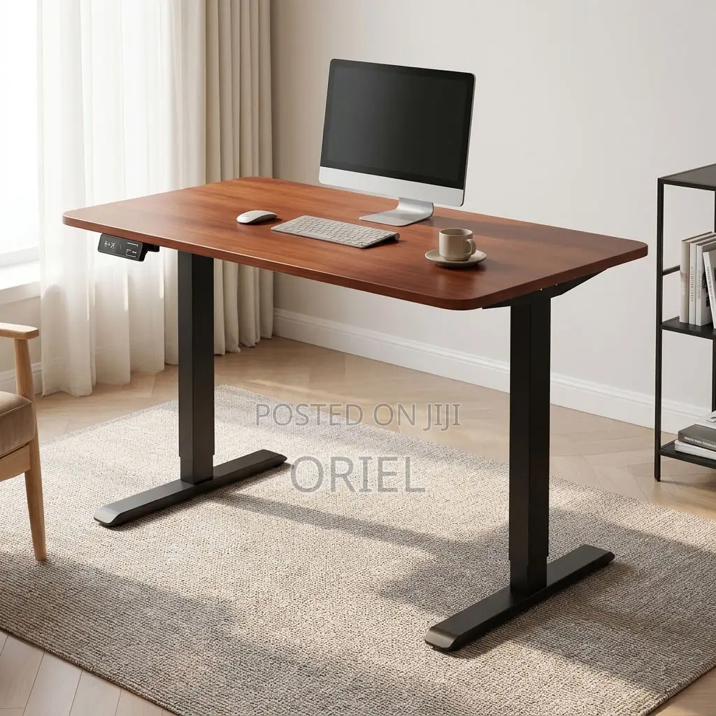 Office Desk : 140CM Electric Workstation Computer Table