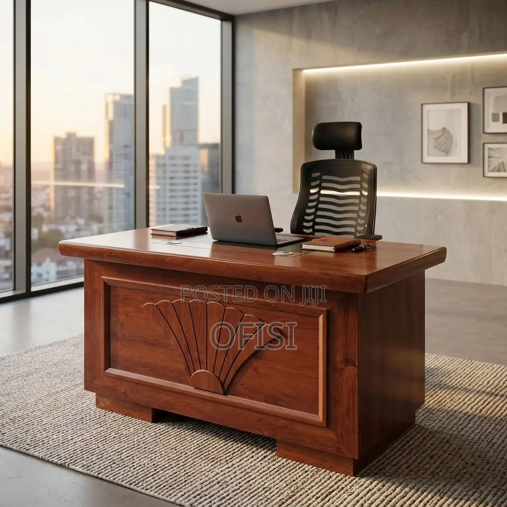 Office Desk; 1200mm Mahogany Office Table