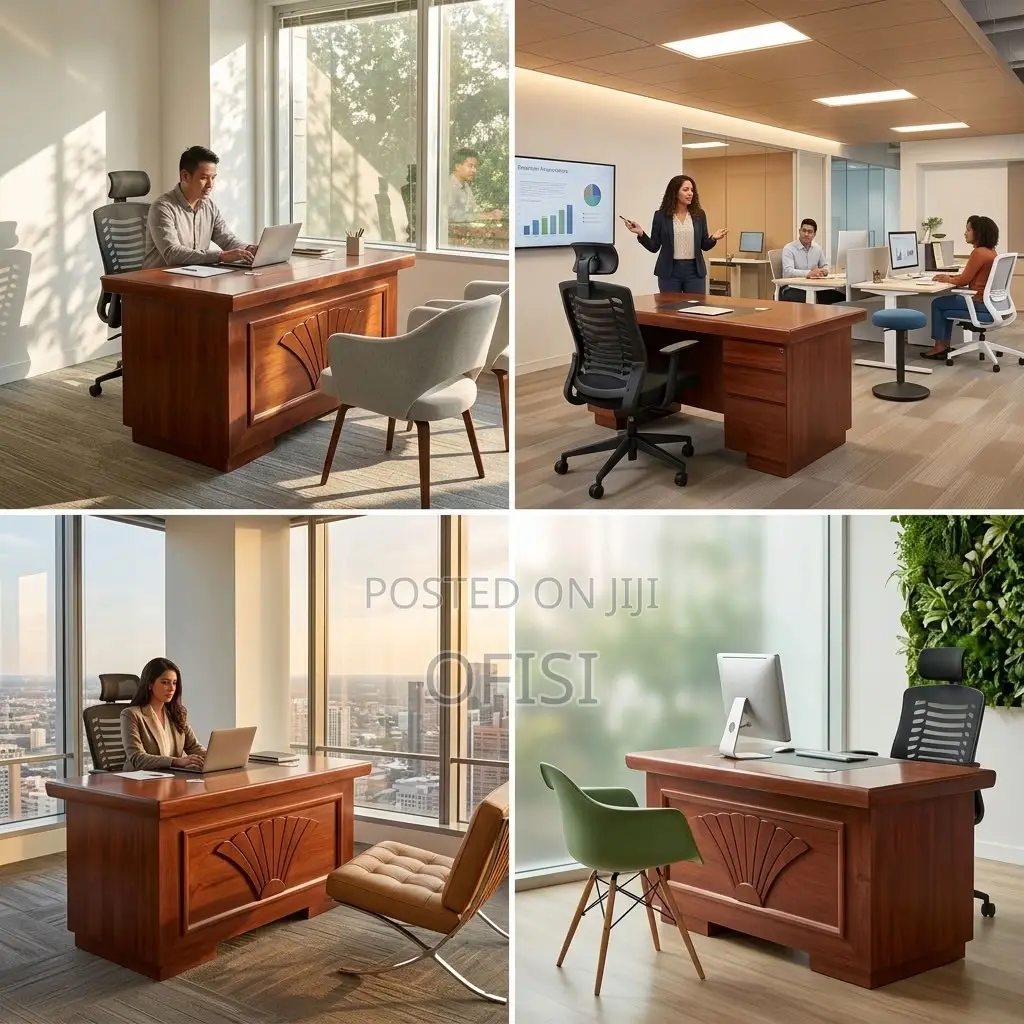 Office Desk; 1200mm Mahogany Office Table