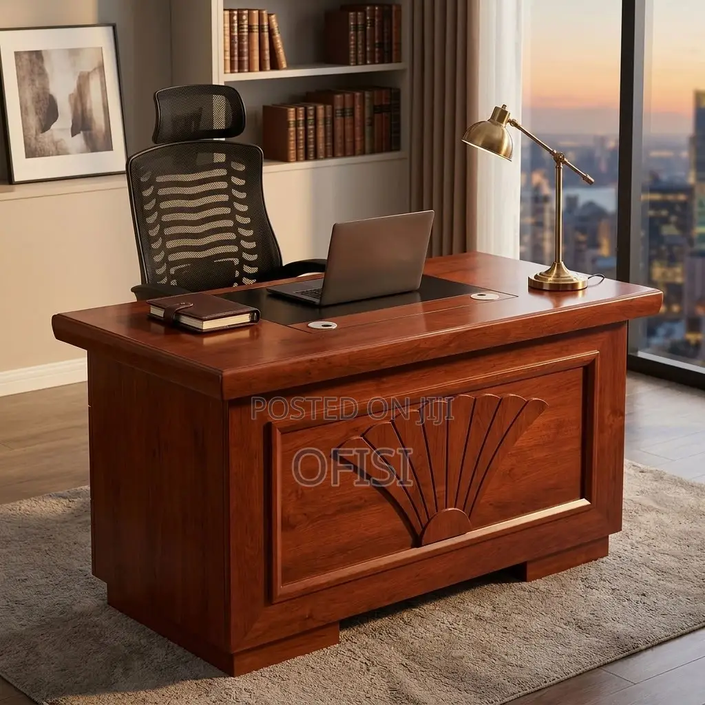 Office Desk; 1200mm Mahogany Office Table