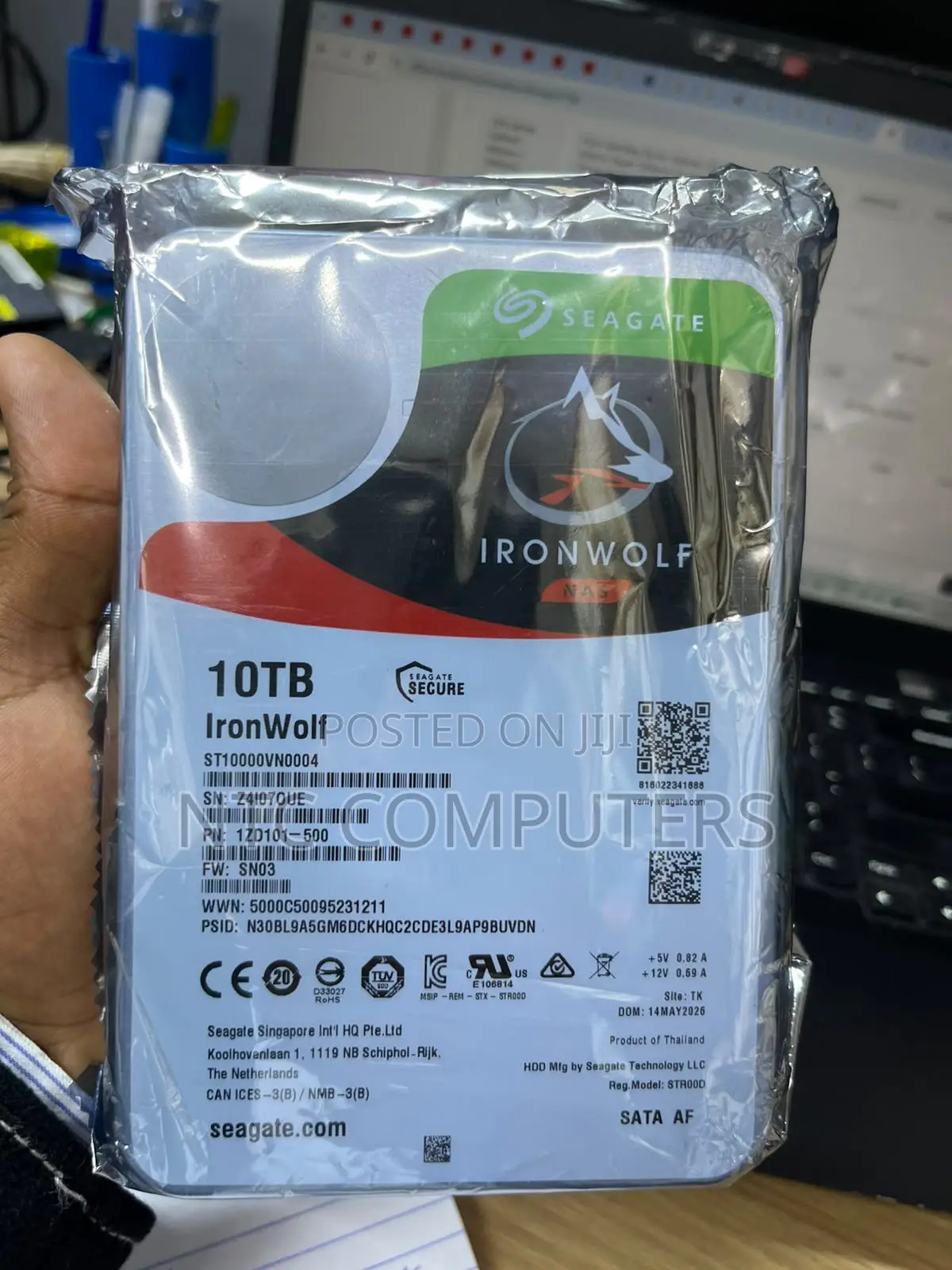 Seagate IronWolf 10TB NAS Internal HardDrive -3.5 Inch SATA 7200 RPM