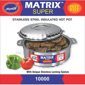 Matrix Matrix 10L Stainless Steel Hotpot Silver Insulated Food Warmer