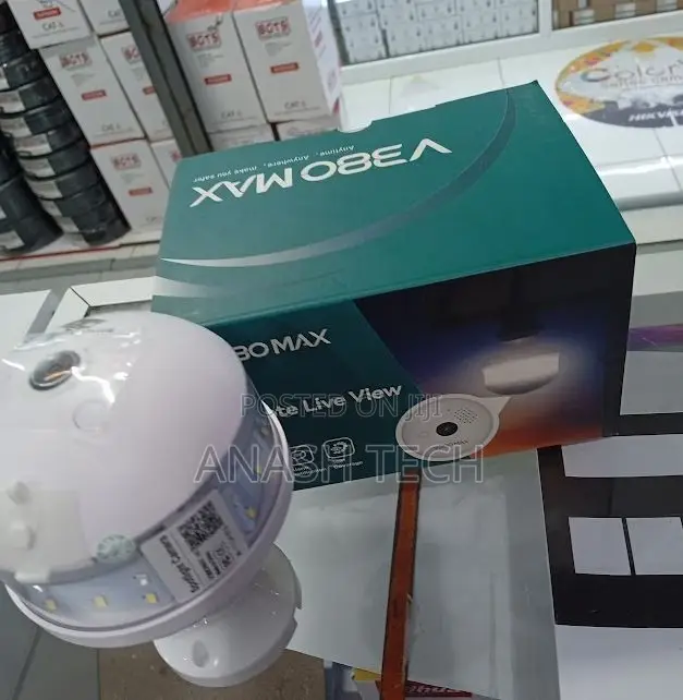 V380 Max Single Lens Nanny Wifi Bulb Camera