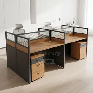 Office Workstation : Four-User Corporate Office Workstation