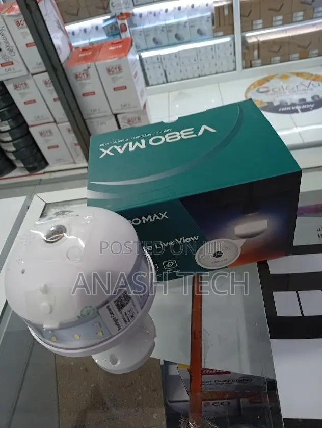 New V380 Max New Model Wifi Hidden CCTV Camera Bulb Camera