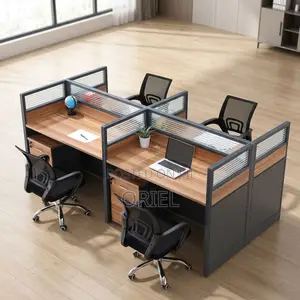 Office Workstation : Four-User Corporate Office Workstation
