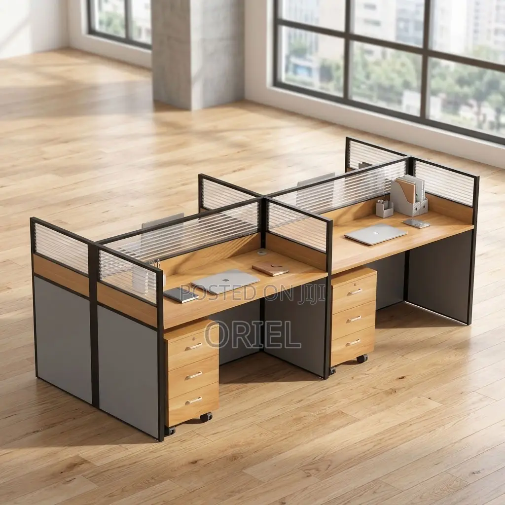 Office Workstation : Four-User Corporate Office Workstation