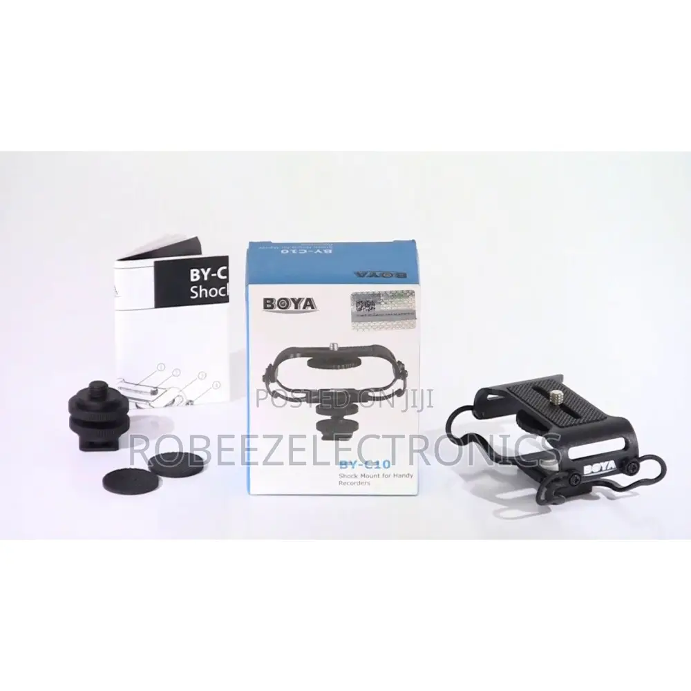 BOYA BY-C10 Microphone and Portable Shock and Camera Isolation Mount