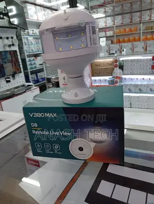 V380 Max D8 Indoor Bulb Camera Remote Viewing