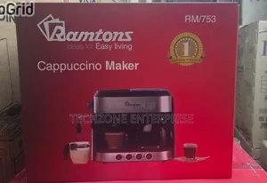 Ramtons Cappuccino Maker (Rm/753) With One Year Warranty 