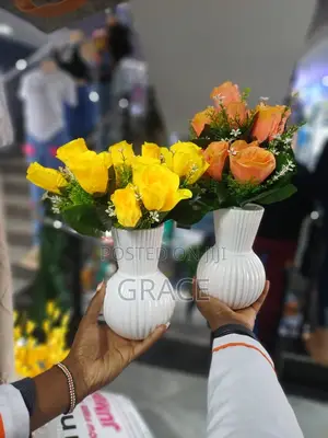 Artificial Rose+ Vase
